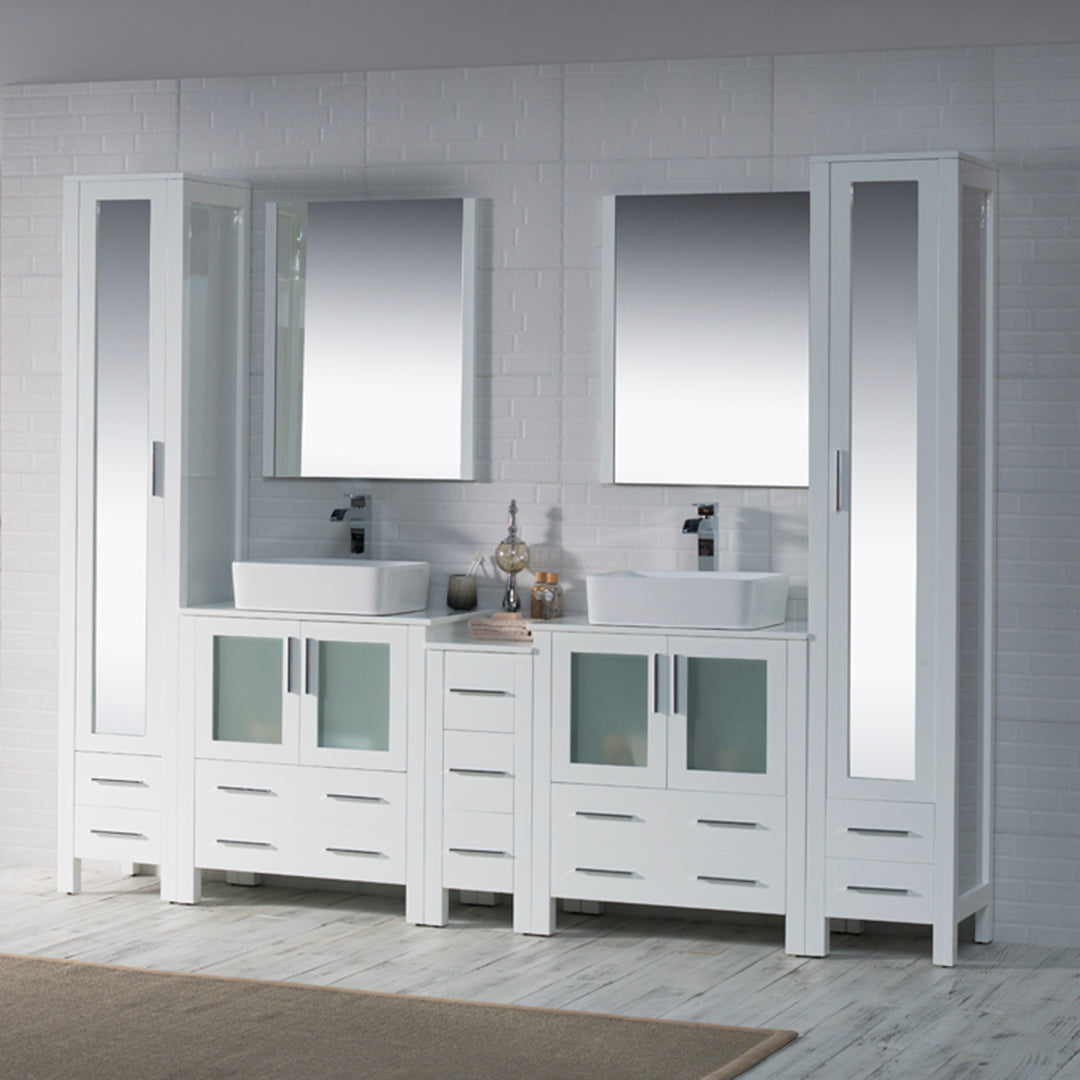 Sydney 102 Glossy White Vanity