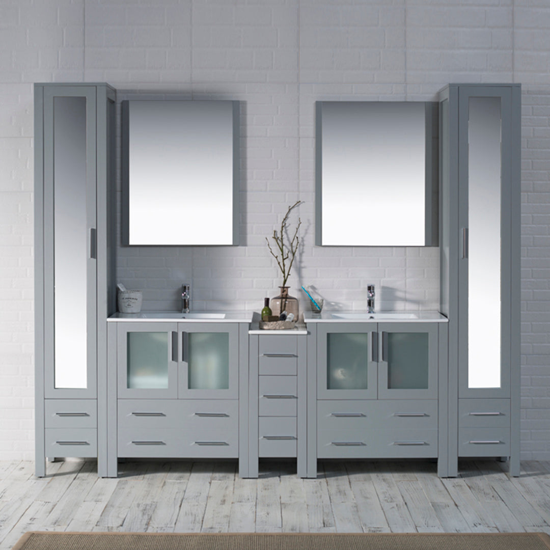 Sydney 102 Metal Gray Vanity