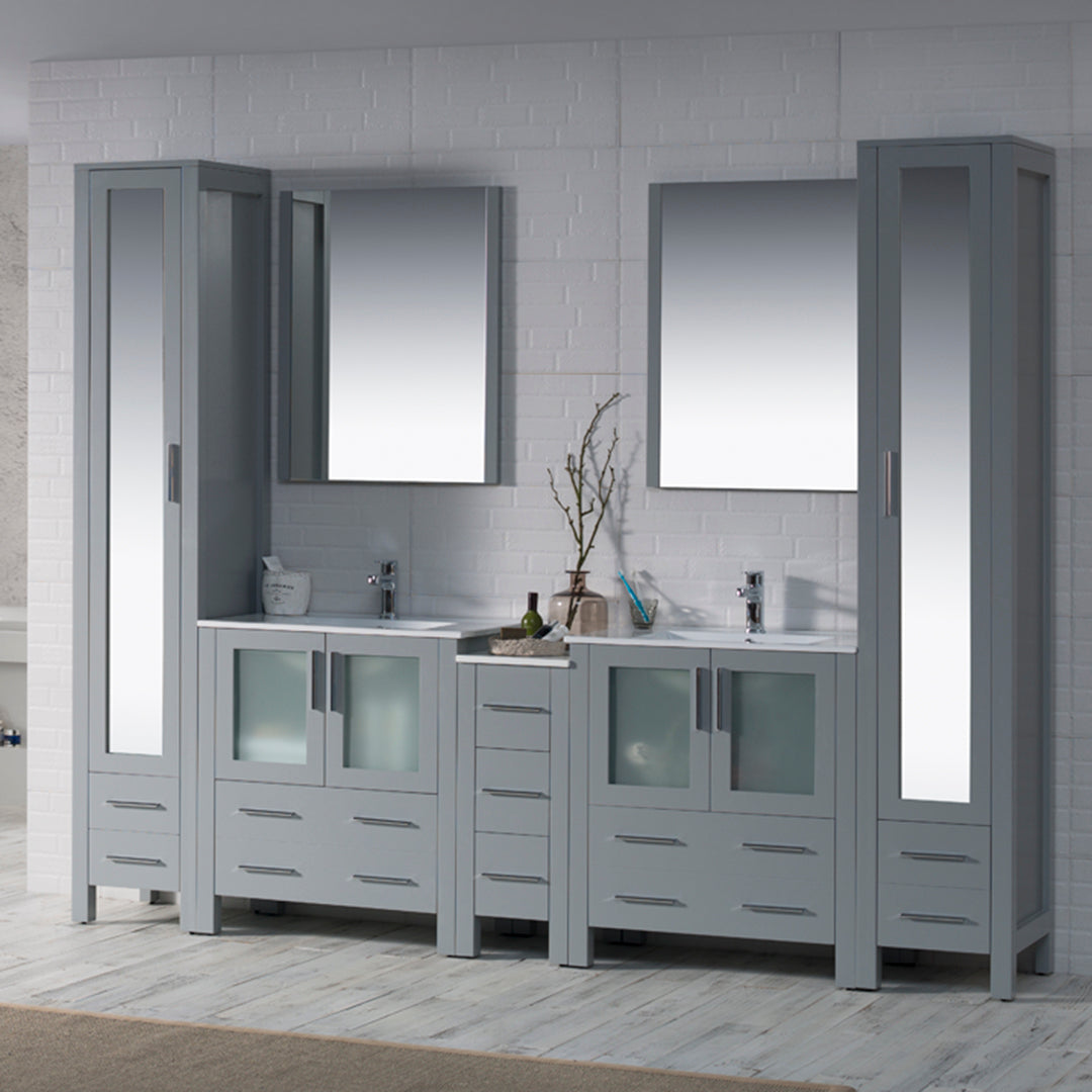 Sydney 102 Metal Gray Vanity