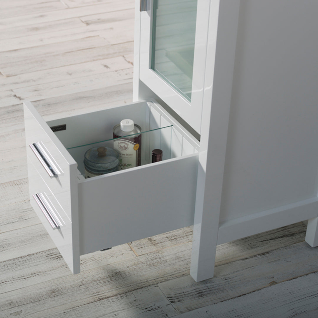 Sydney 16 Inch Glossy White Vanity