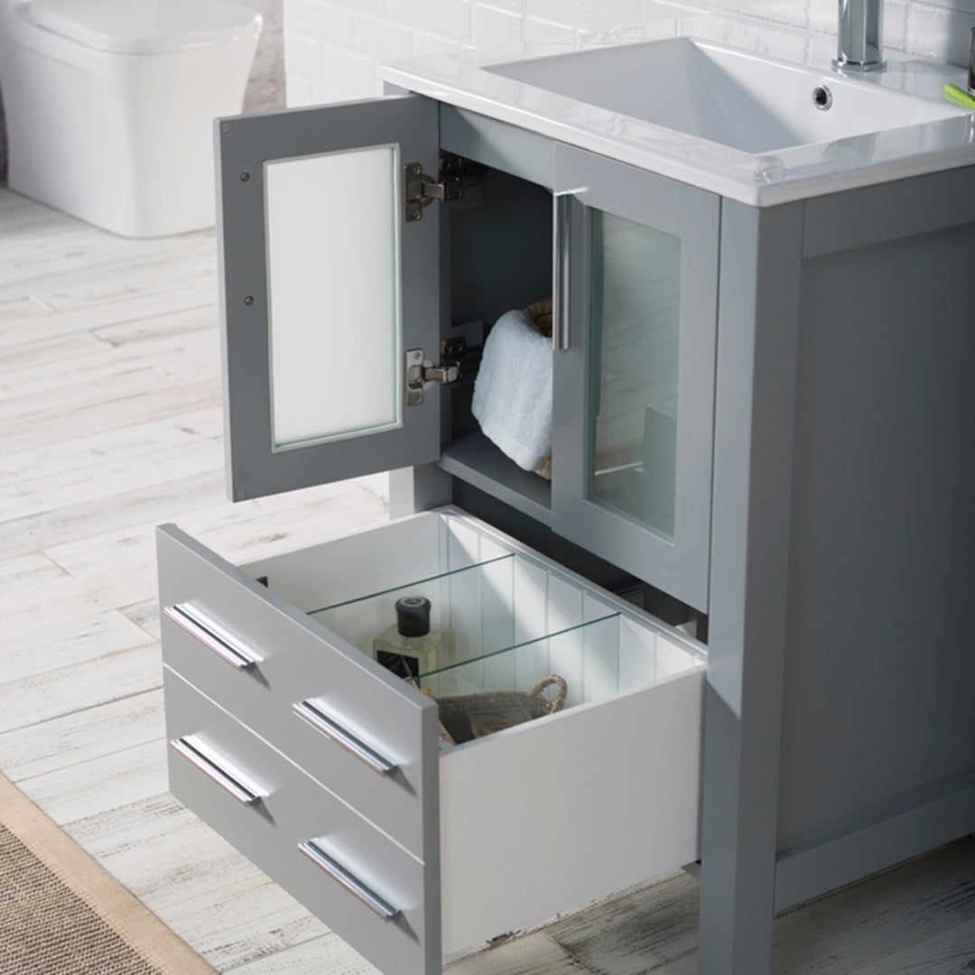Sydney 24 Metal Gray Vanity
