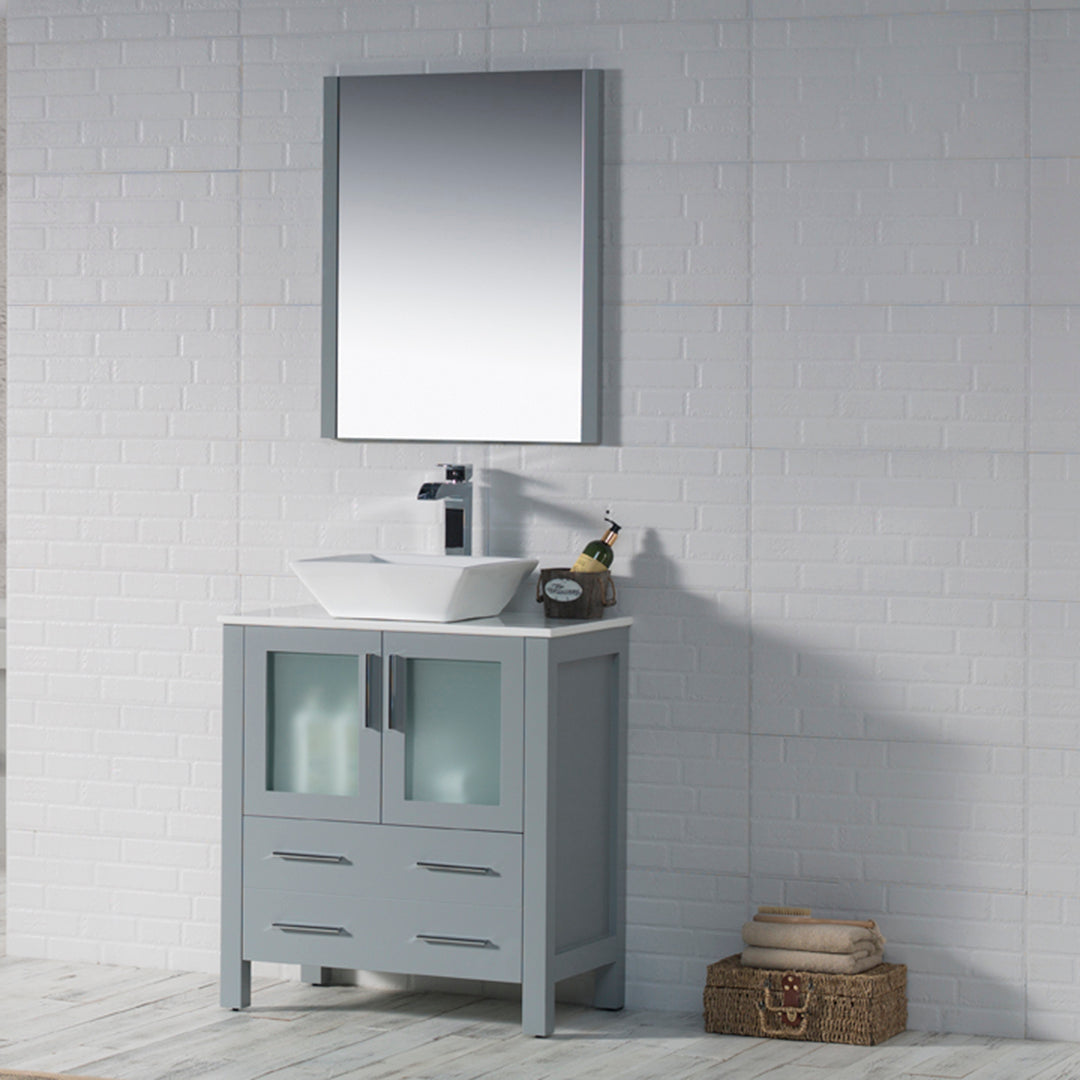 Sydney 30 Metal Gray Vanity