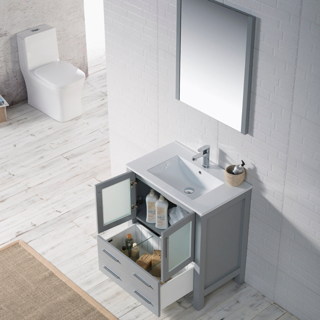 Sydney 30 Metal Gray Vanity