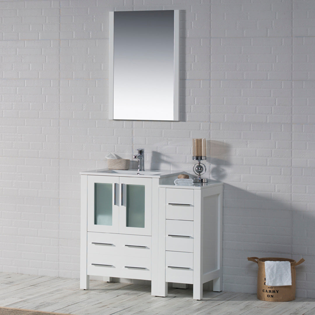 Sydney 36 S Glossy White Vanity