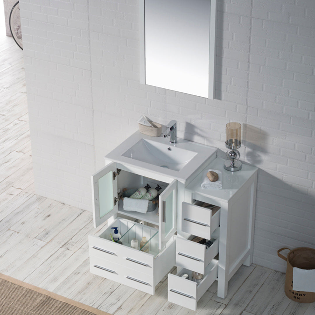 Sydney 36 S Glossy White Vanity