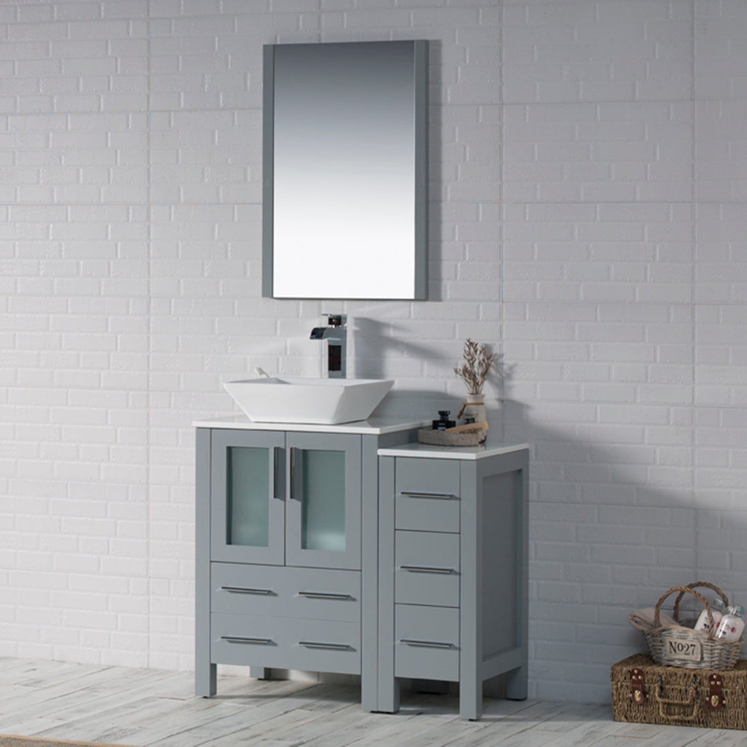 Sydney 36 S Metal Gray Vanity