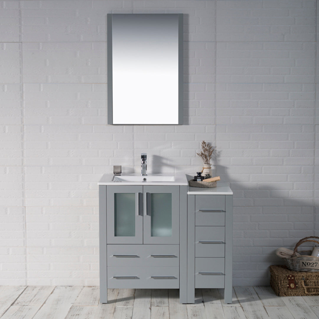 Sydney 36 S Metal Gray Vanity