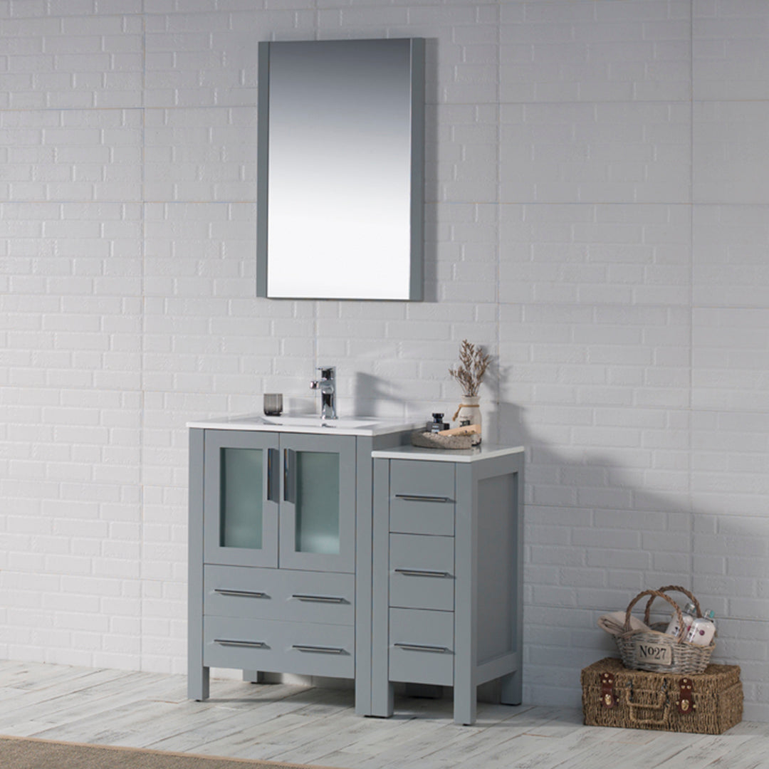 Sydney 36 S Metal Gray Vanity