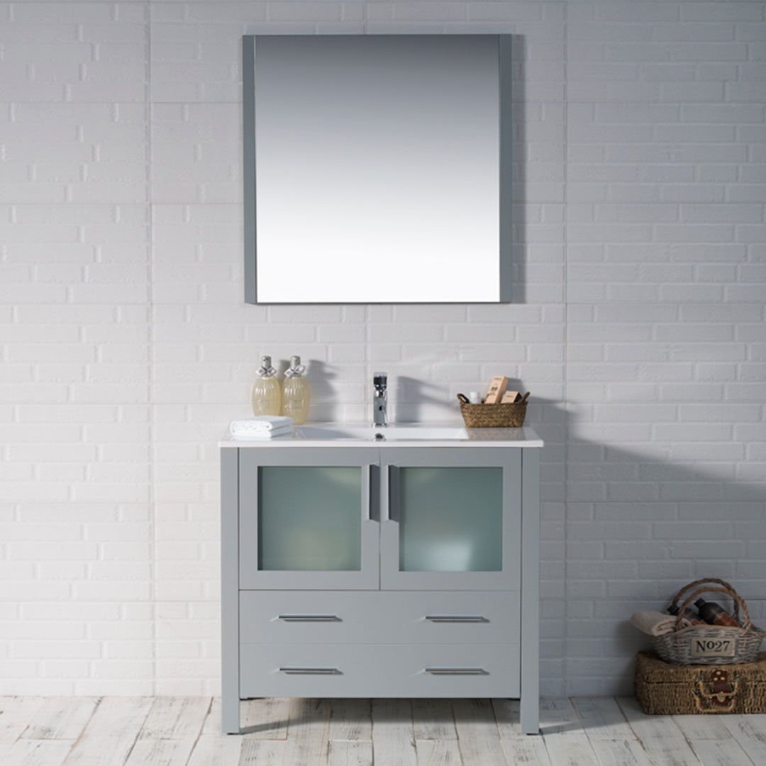 Sydney 36 Metal Gray Vanity