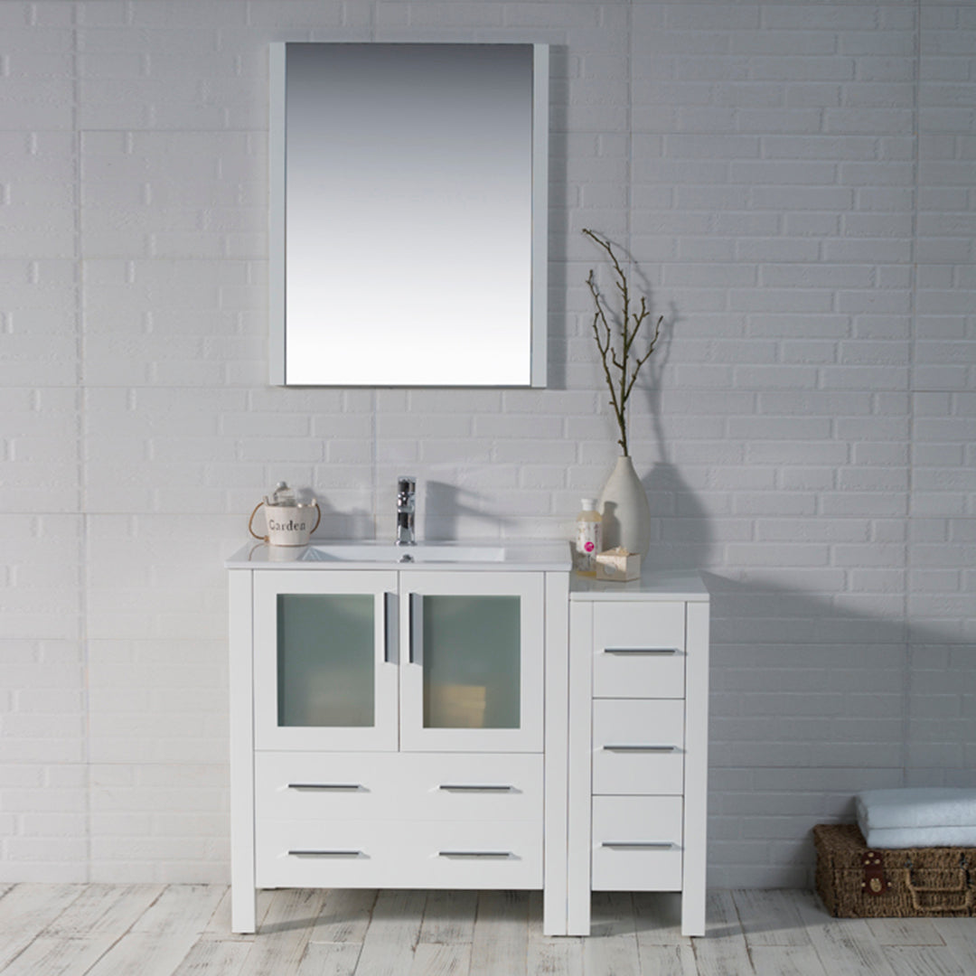 Sydney 42 Glossy White Vanity