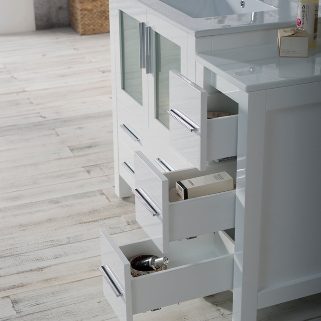 Sydney 42 Glossy White Vanity