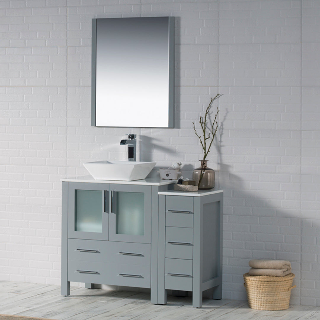 Sydney 42 Metal Gray Vanity