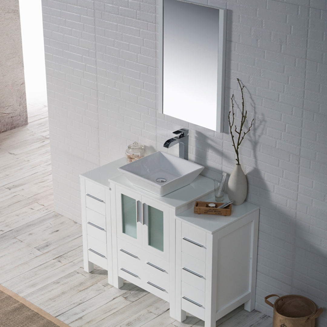 Sydney 48 S Glossy White Vanity