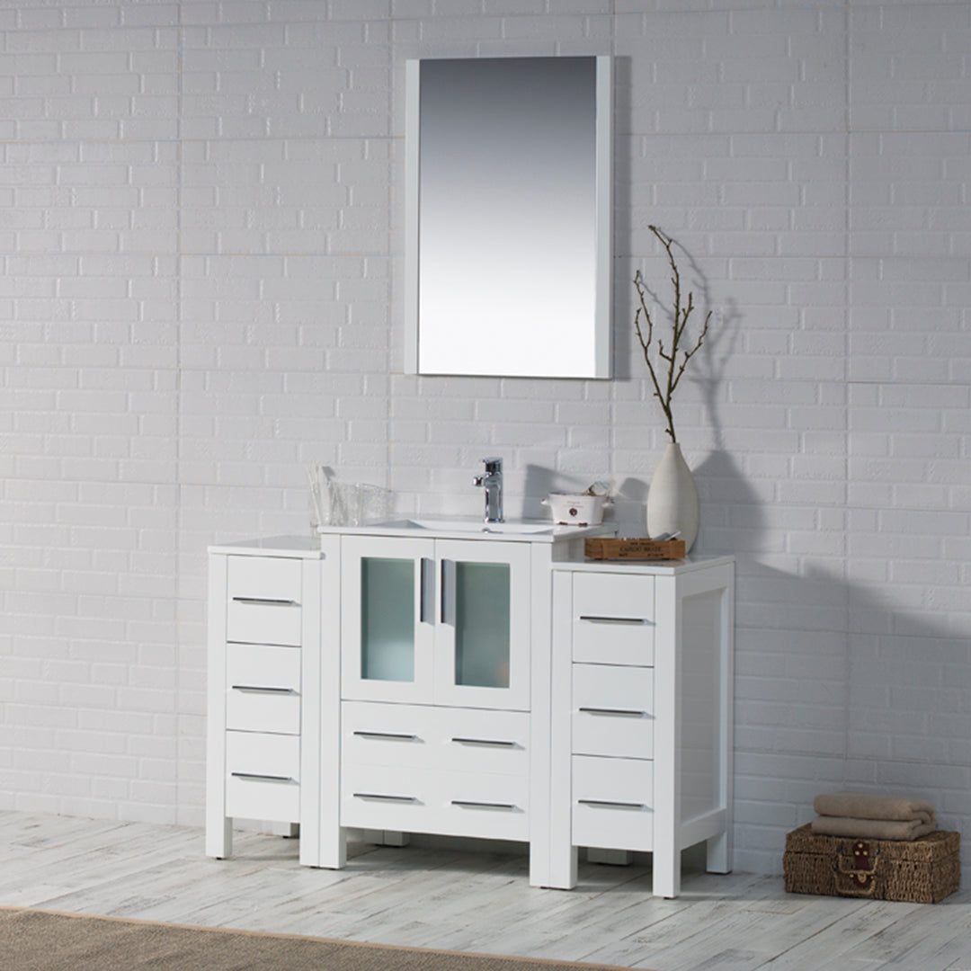 Sydney 48 S Glossy White Vanity