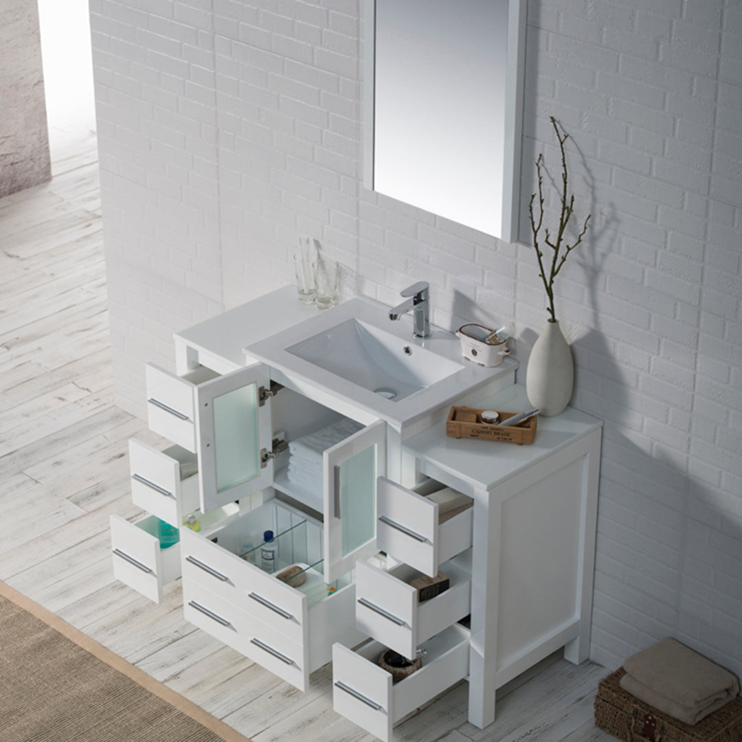 Sydney 48 S Glossy White Vanity