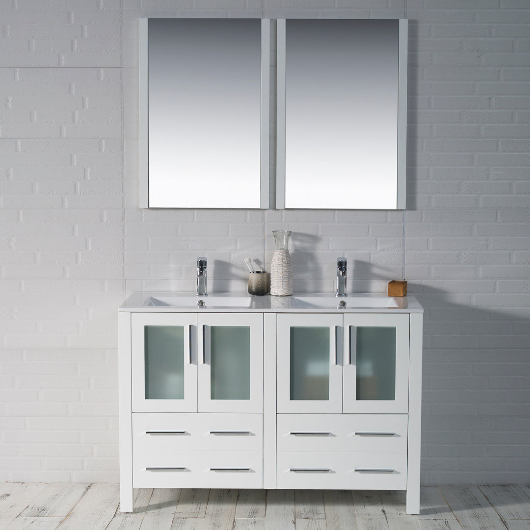 Sydney 48 Glossy White Vanity