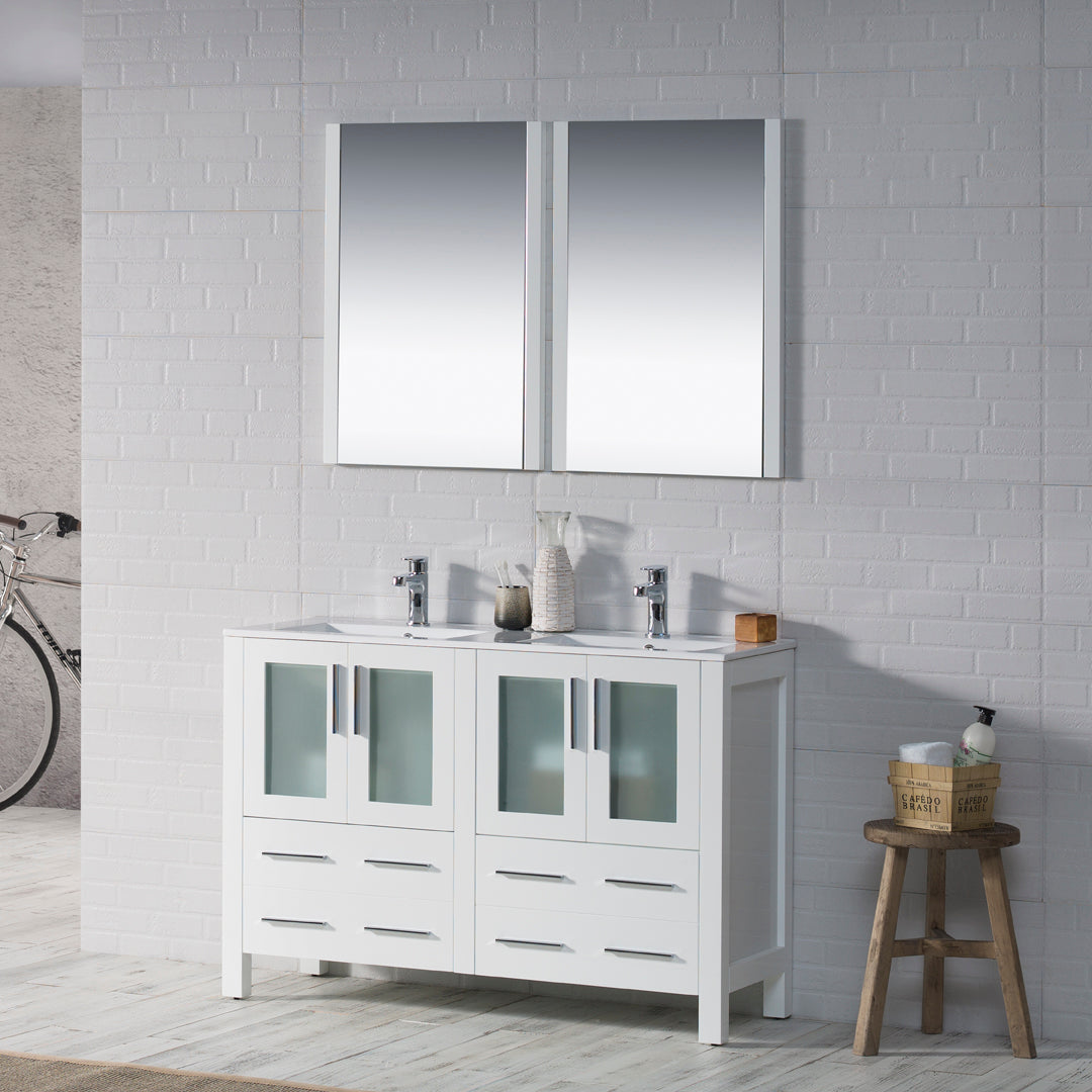 Sydney 48 Glossy White Vanity