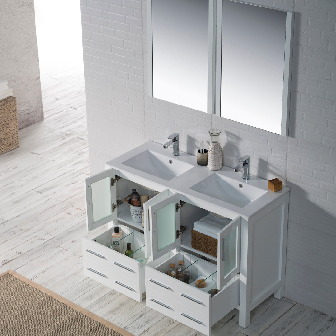 Sydney 48 Glossy White Vanity