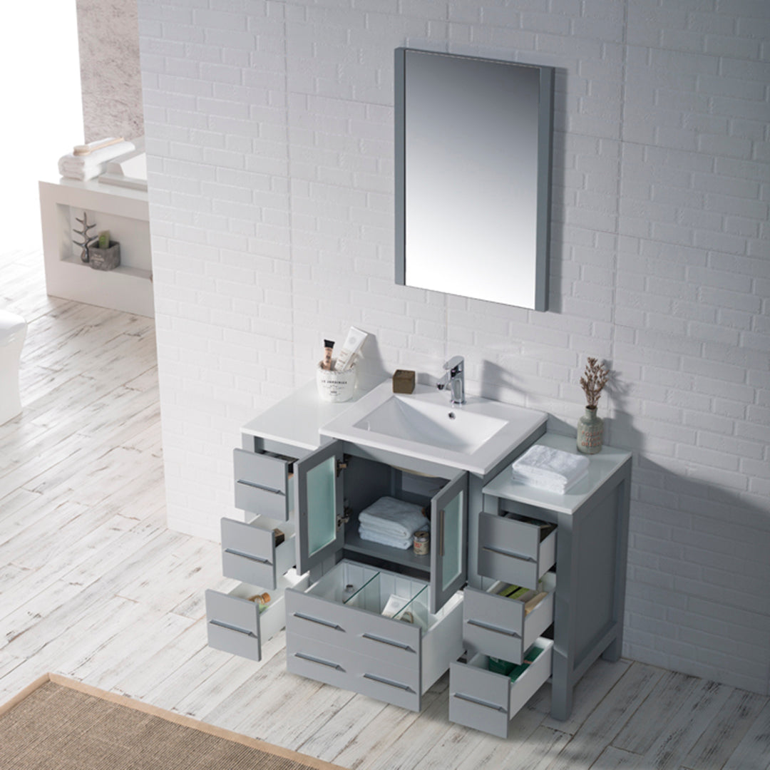 Sydney 48 S Metal Grey Vanity