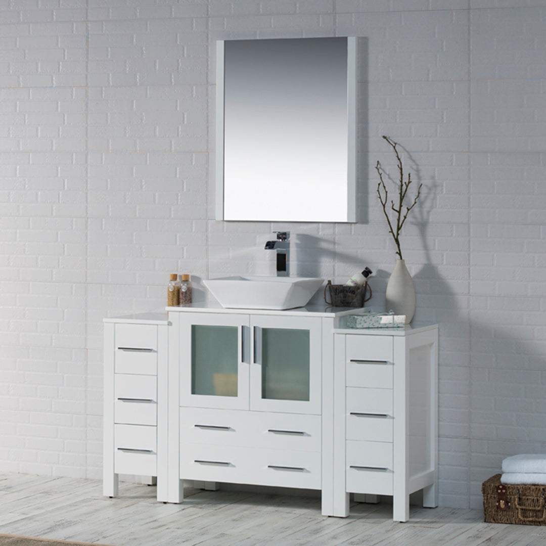 Sydney 54 Glossy White Vanity