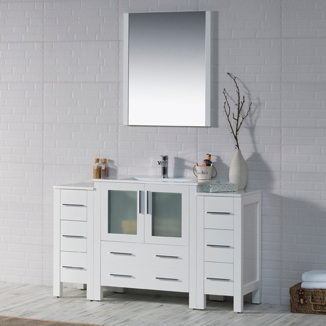 Sydney 54 Glossy White Vanity