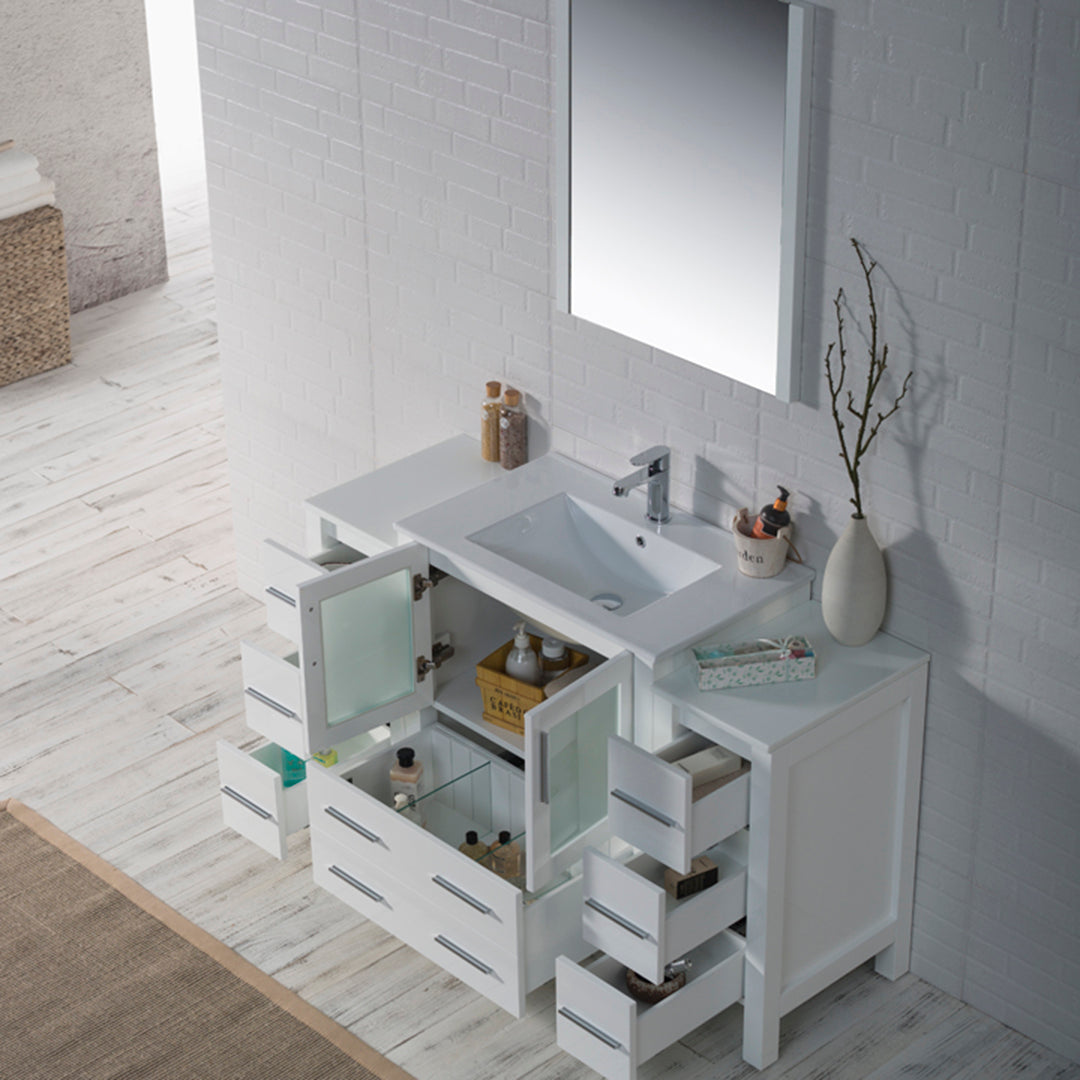 Sydney 54 Glossy White Vanity