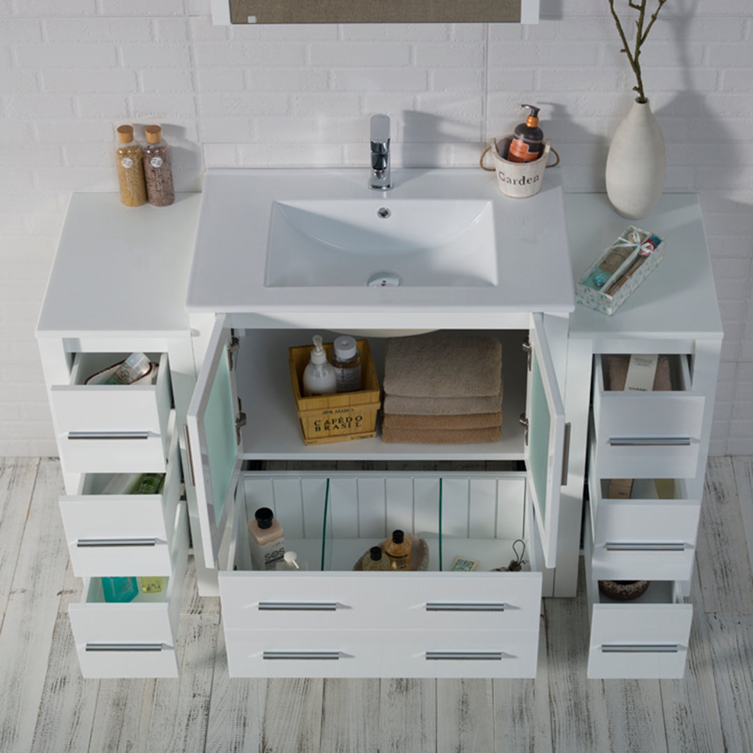 Sydney 54 Glossy White Vanity