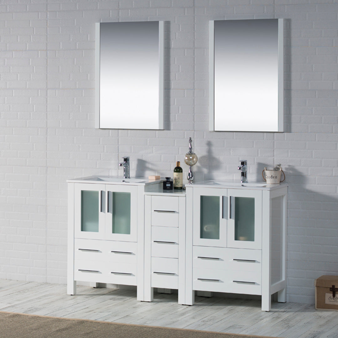 Sydney 60 Glossy White Vanity