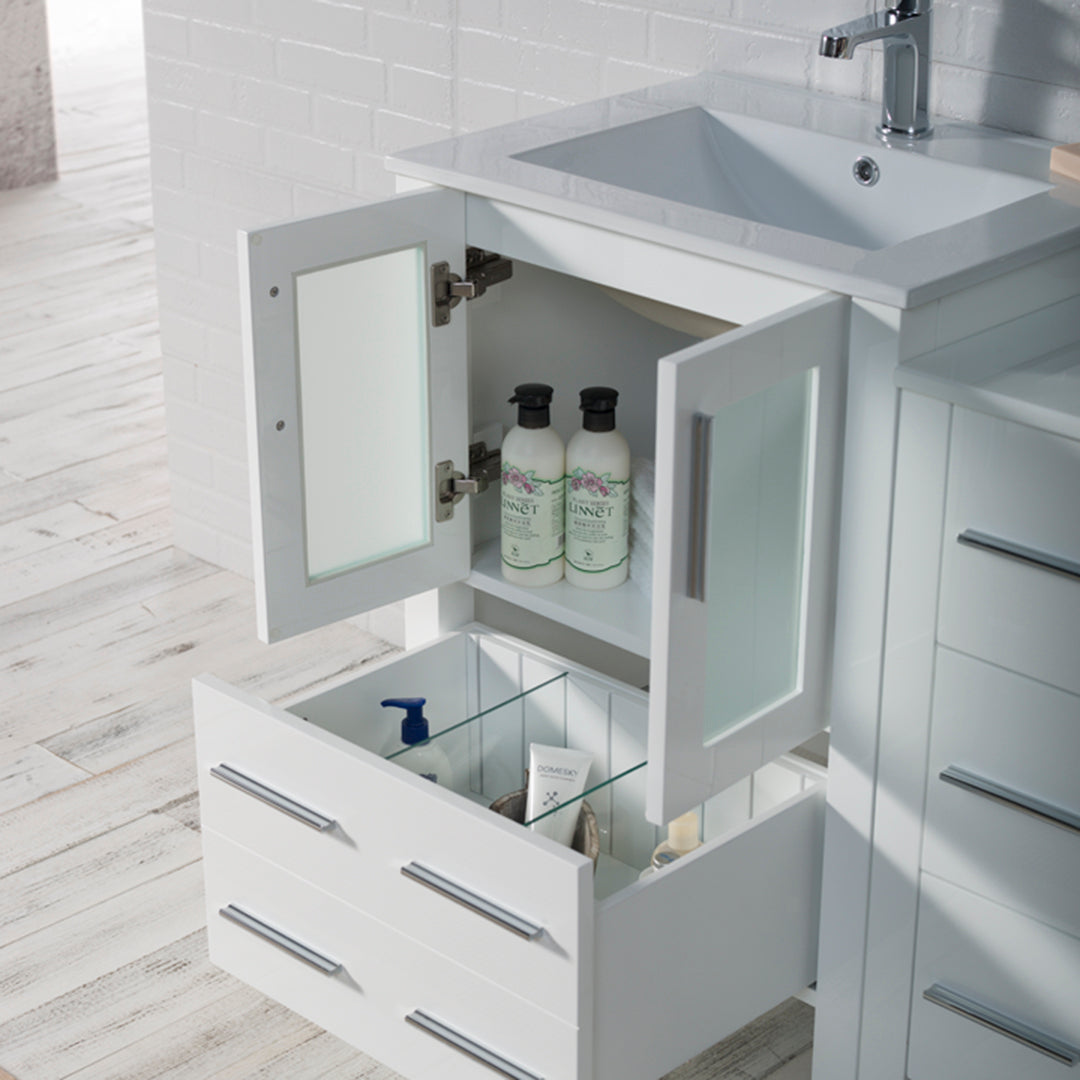 Sydney 60 Glossy White Vanity
