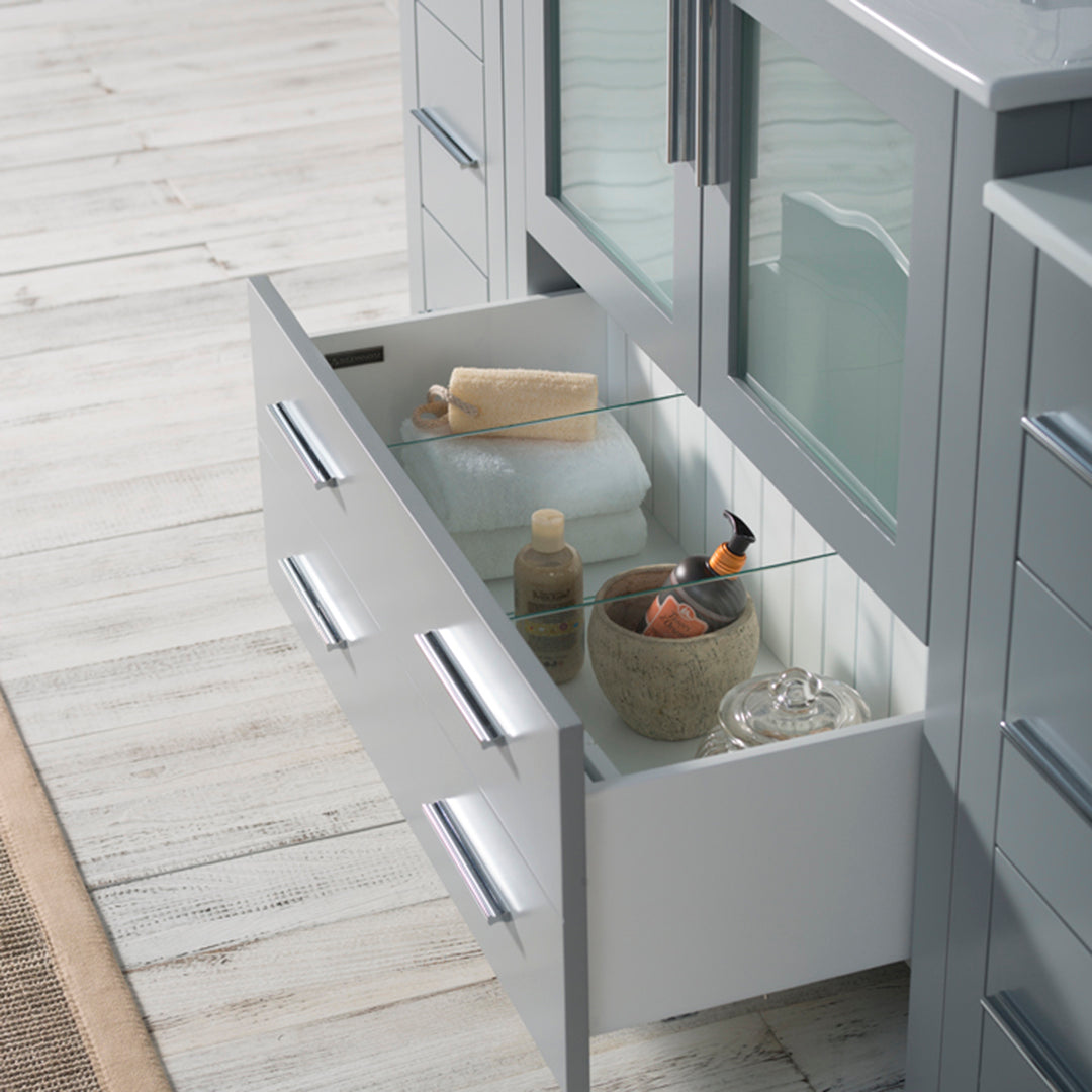 Sydney 60 S Metal Gray Vanity