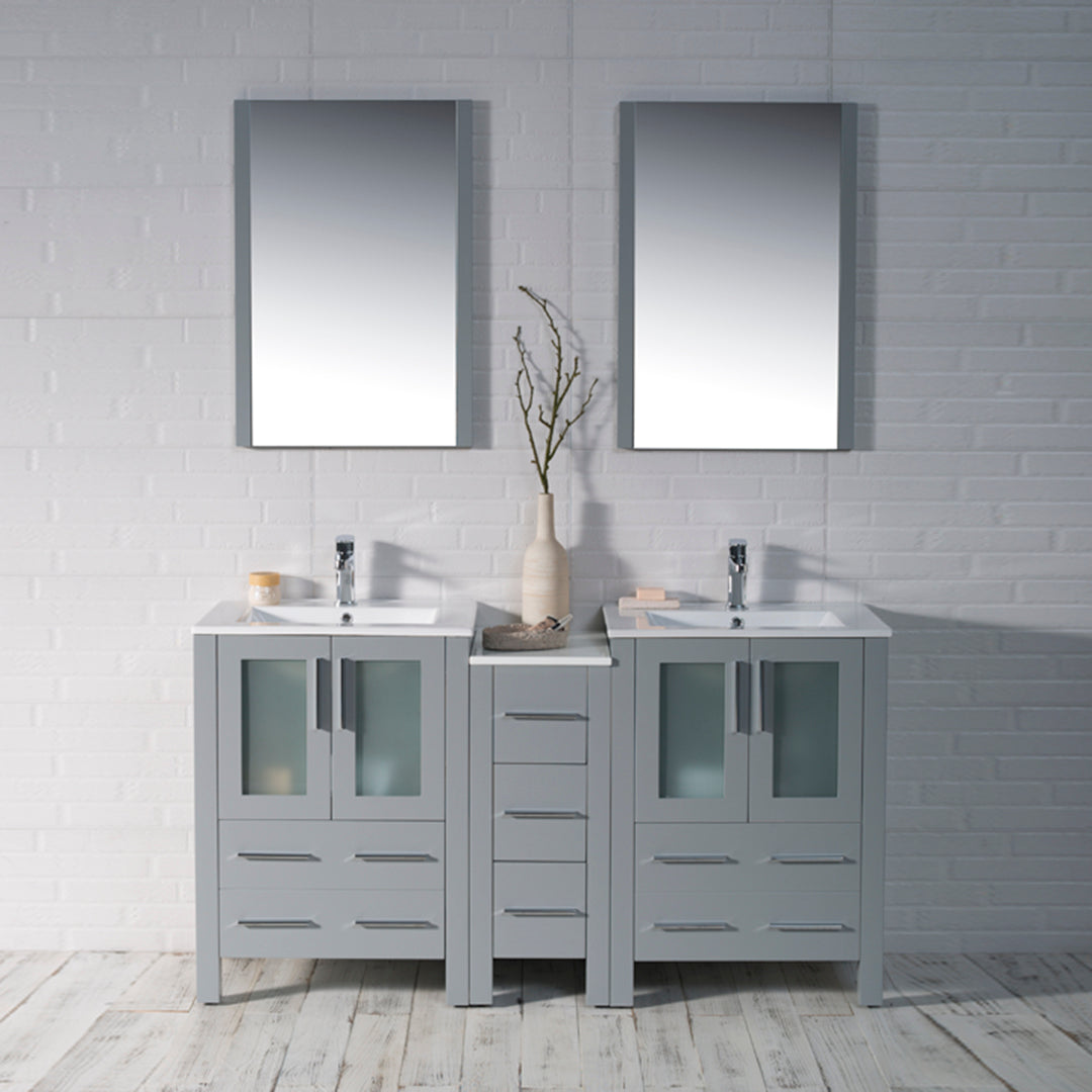 Sydney 60 Metal Gray Vanity
