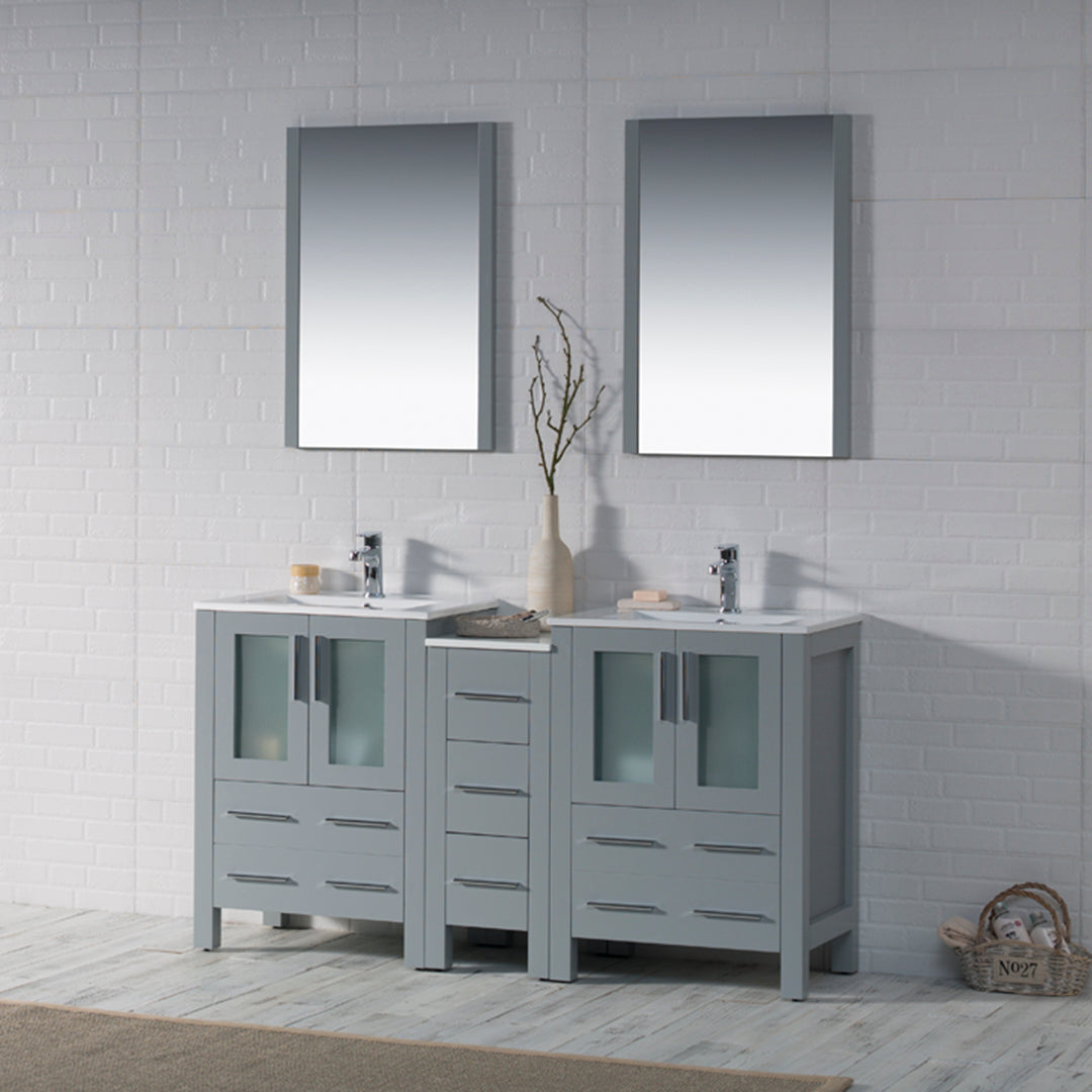 Sydney 60 Metal Gray Vanity
