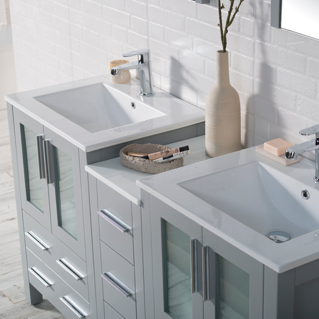 Sydney 60 Metal Gray Vanity