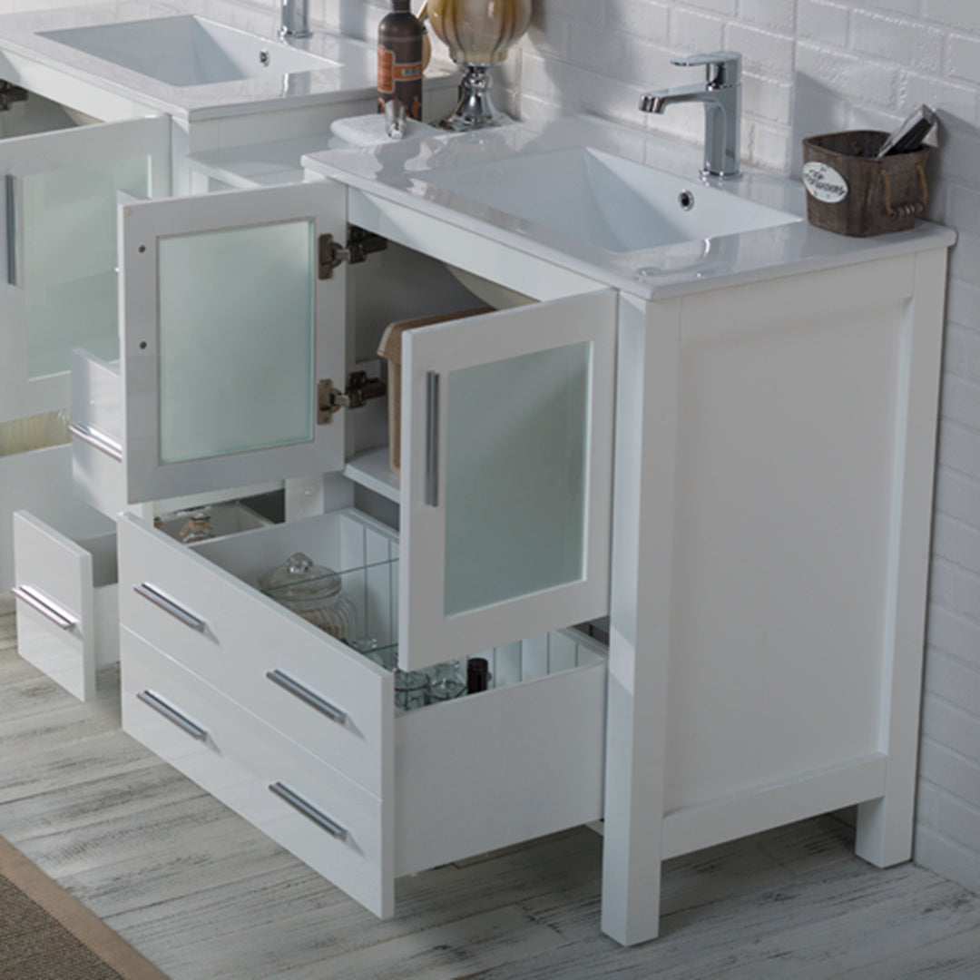 Sydney 72 Glossy White Vanity