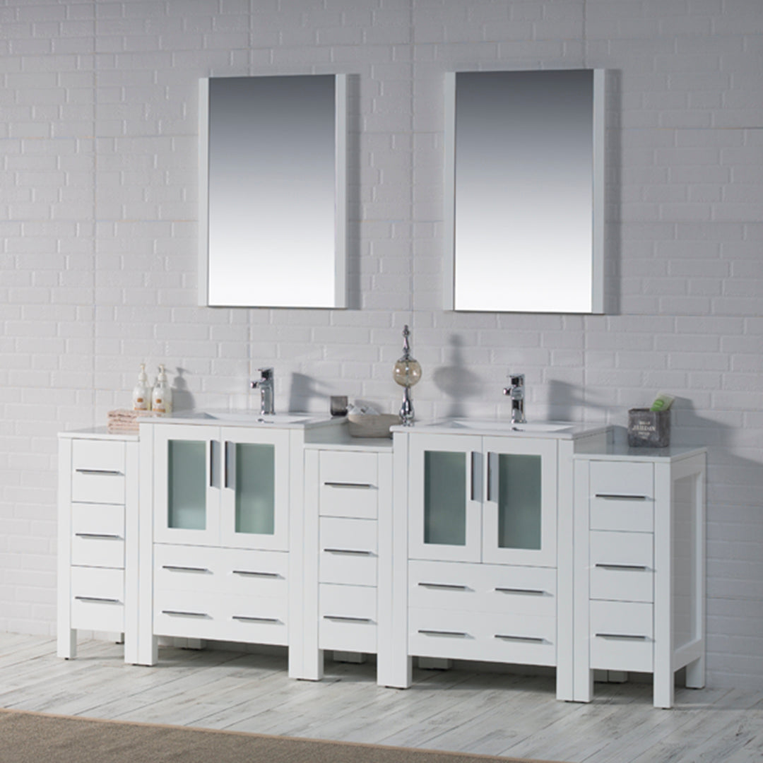Sydney 84 S Glossy White Vanity