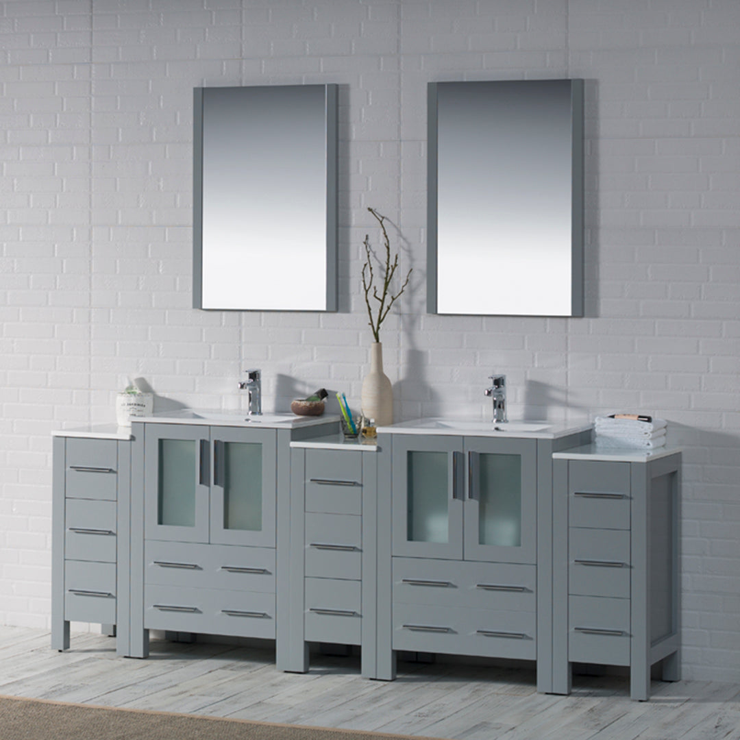 Sydney 84 S Metal Gray Vanity