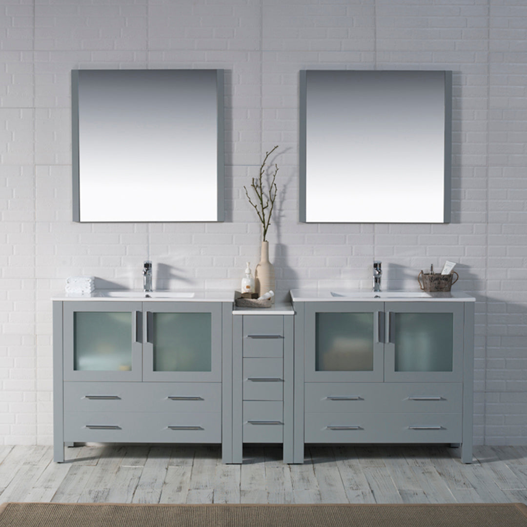 Sydney 84 Metal Gray Vanity