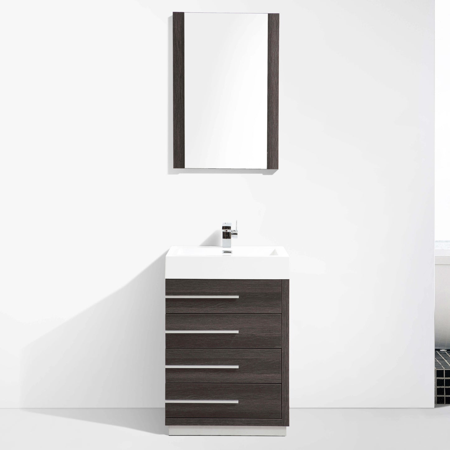 Barcelona Dark Oak 24 Inch Vanity