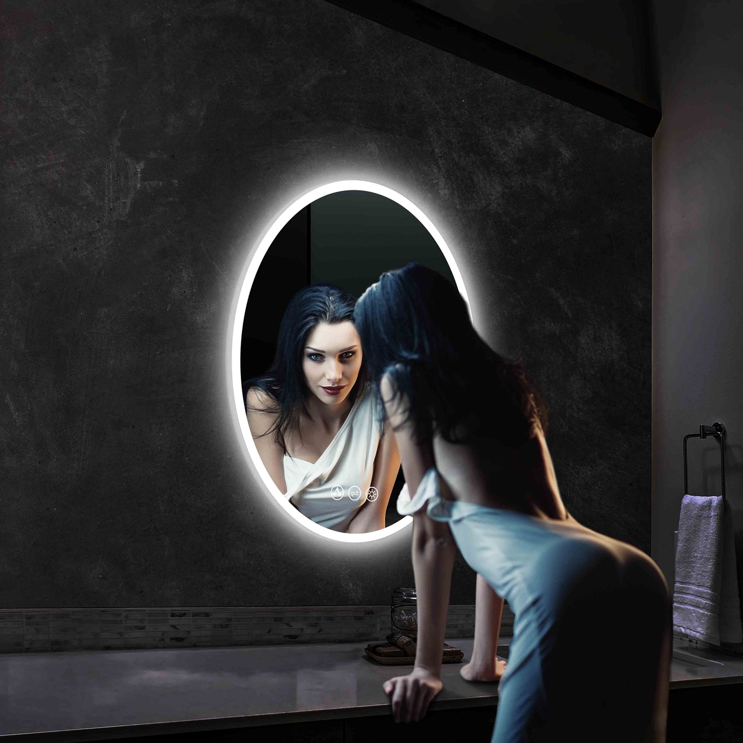 Oval - LED Mirror
