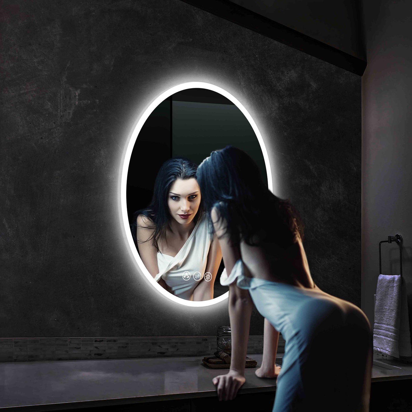 Oval - LED Mirror