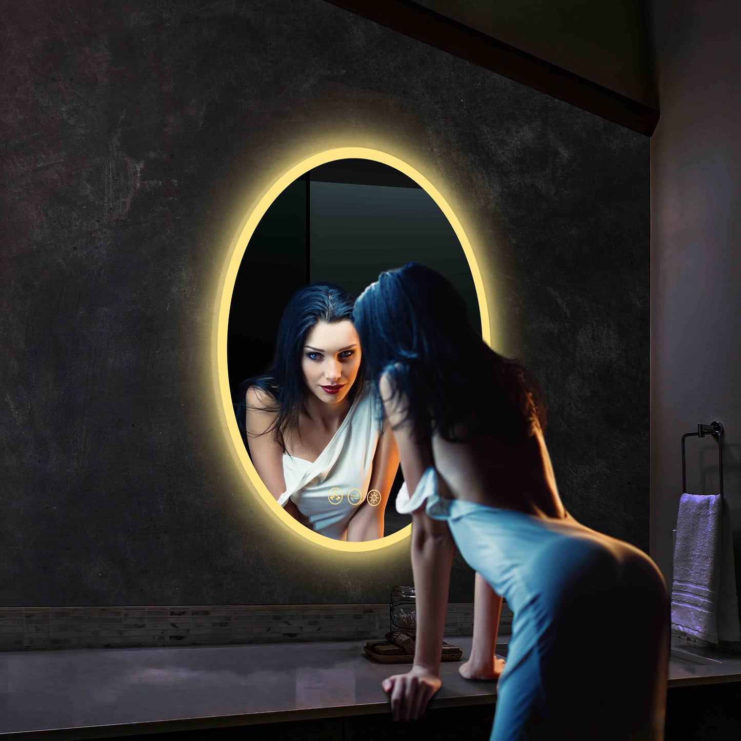 Oval - LED Mirror