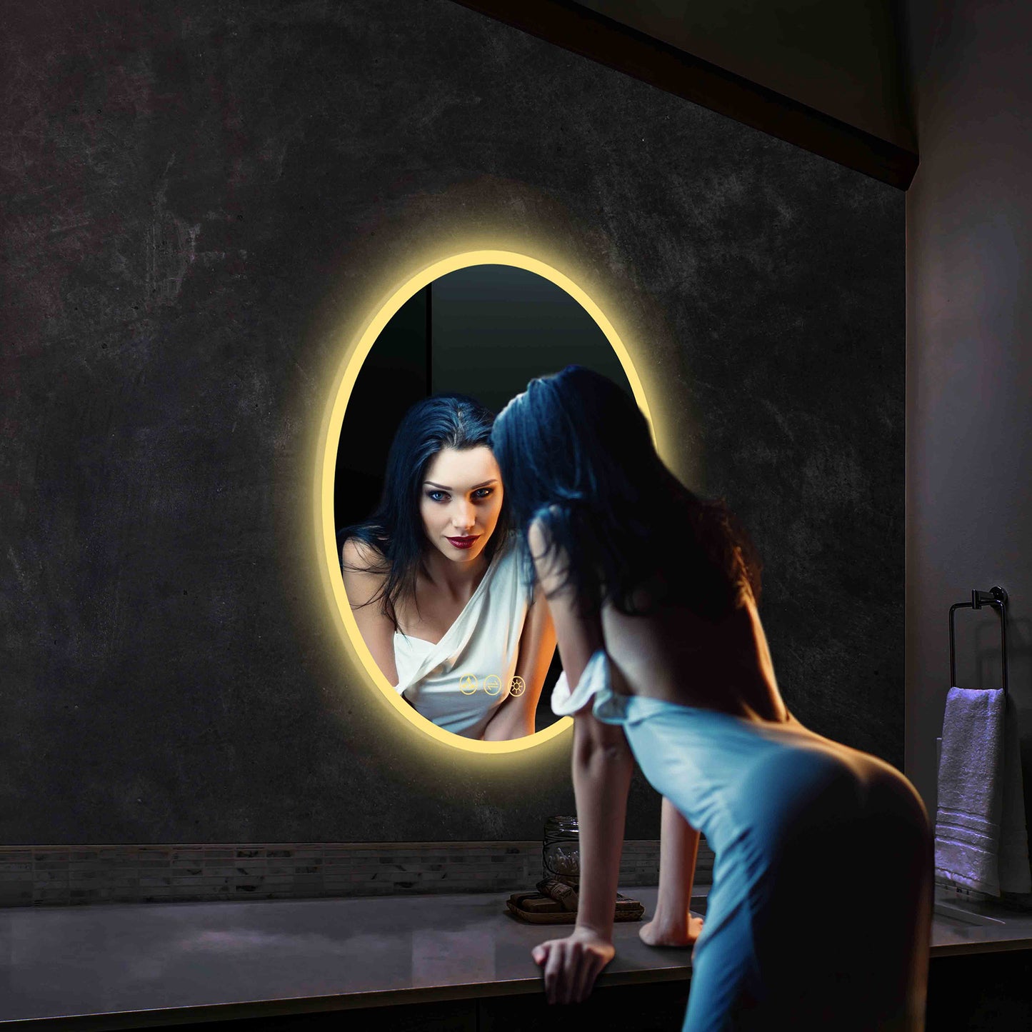 Oval - LED Mirror