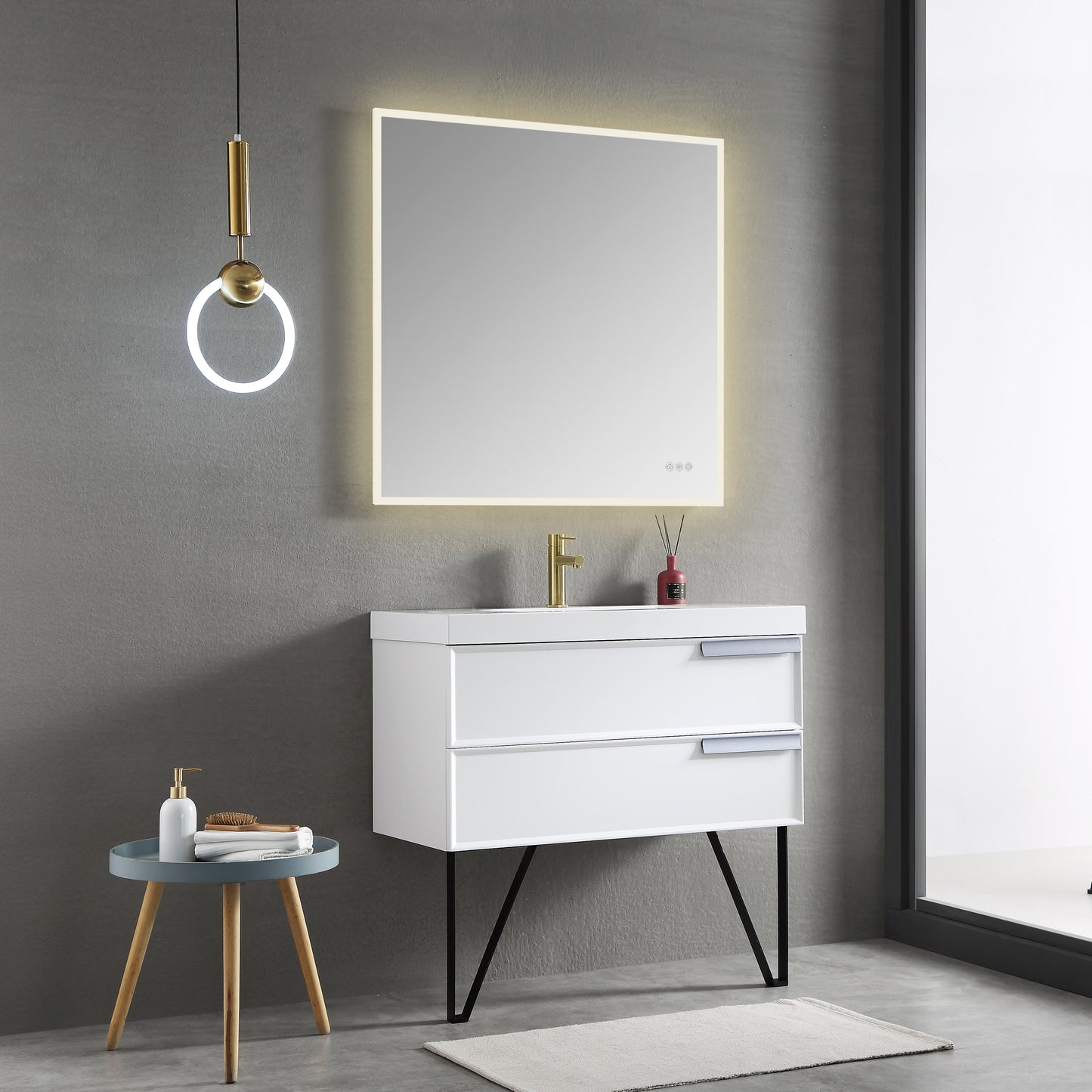 Beta - LED Mirror Frosted Sides