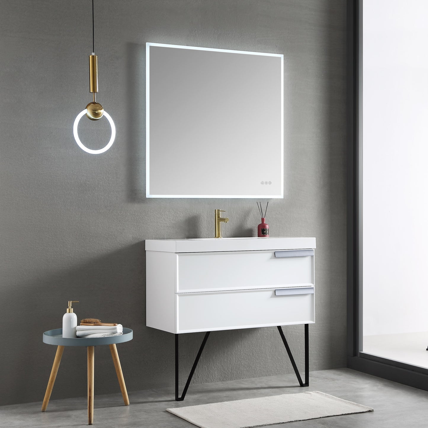 Beta - LED Mirror Frosted Sides