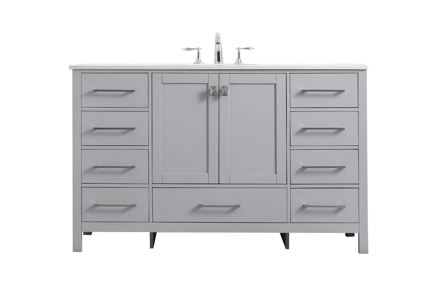 Irene Vanity Cabinet 9Dw2Dr 54x22x34 Grey VF18854GR