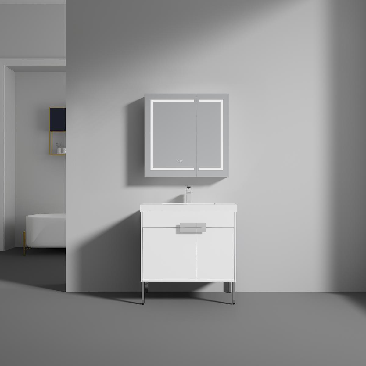 Bari Freestanding Bathroom Vanity with Sink