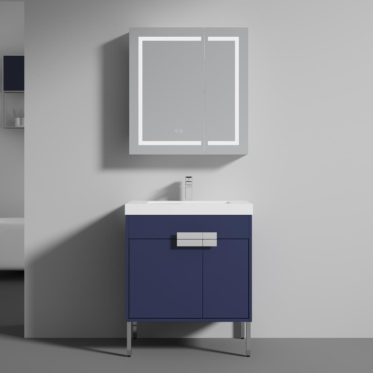 Bari Freestanding Bathroom Vanity with Sink