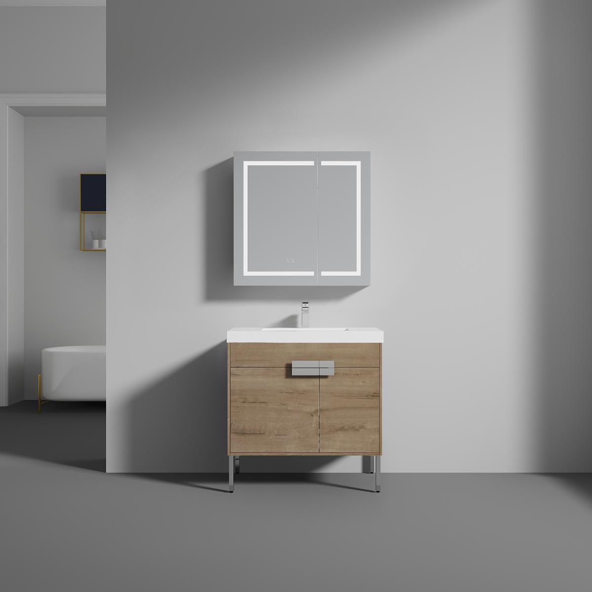 Bari Freestanding Bathroom Vanity with Sink