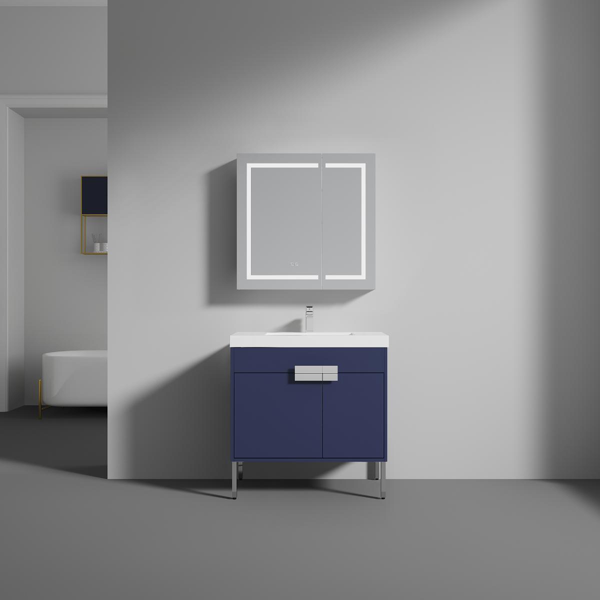 Bari Freestanding Bathroom Vanity with Sink