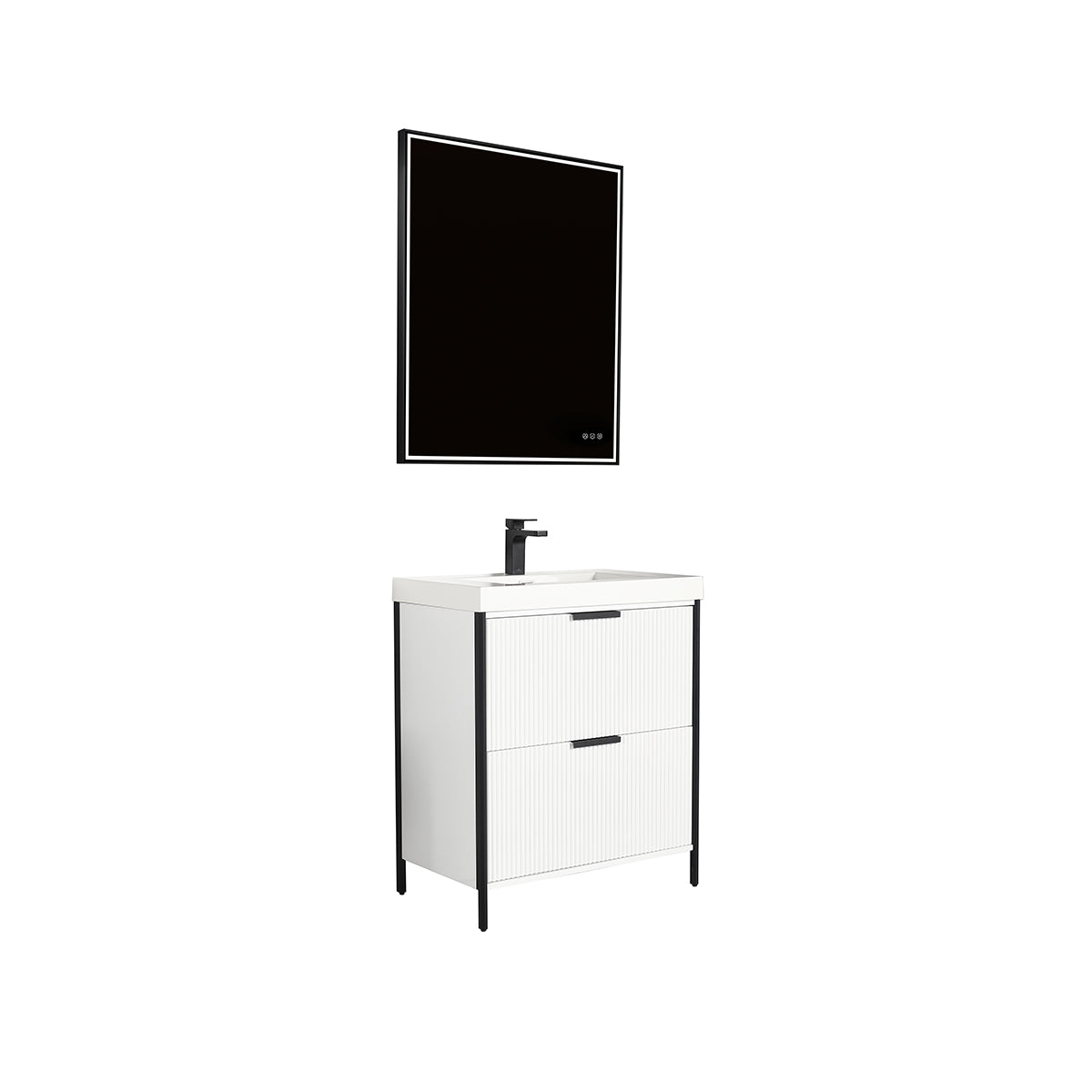 Zurich 30″ Glossy White Vanity